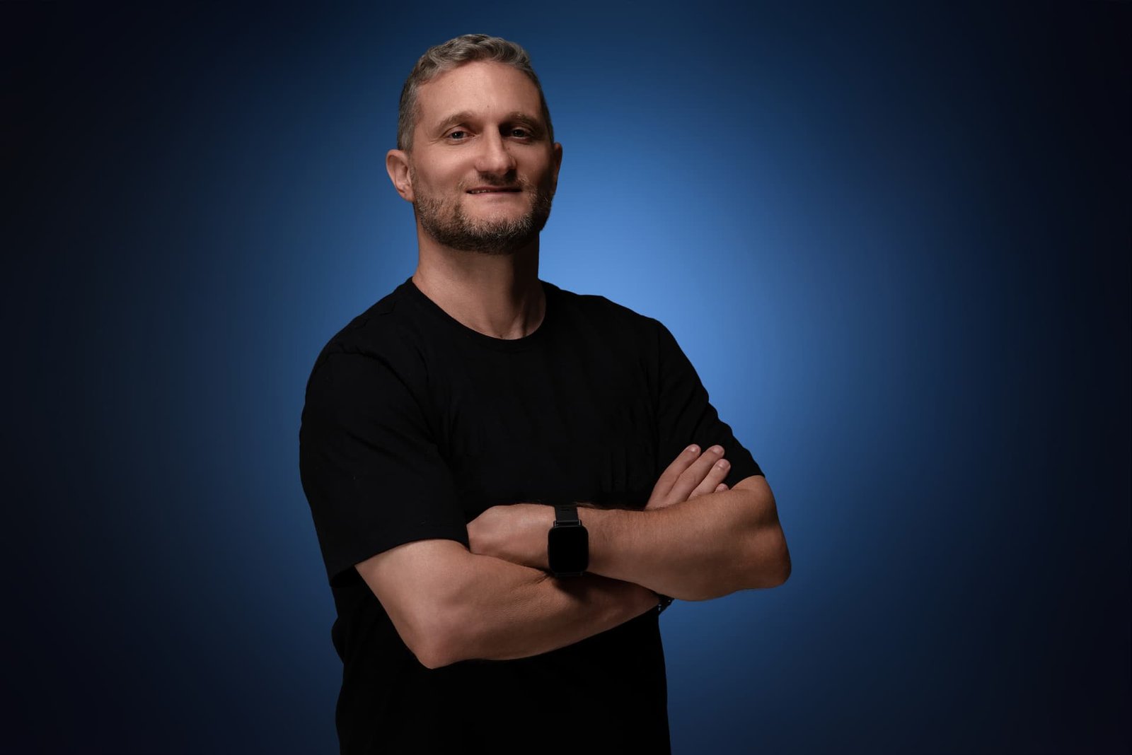 Jesús Rey, consultor de restaurantes, de braços cruzados